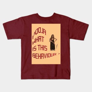 meme pooja what is this behaviour Kids T-Shirt